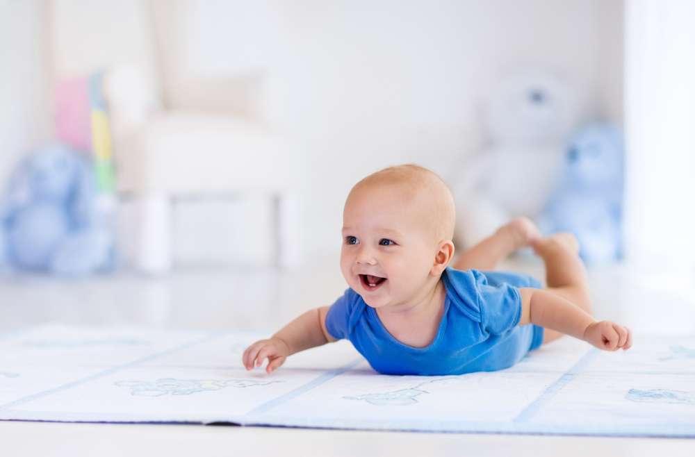 Tummy time for babies